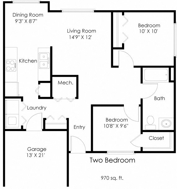 Floor Plans of Brookstone Townhomes in Hudson, WI